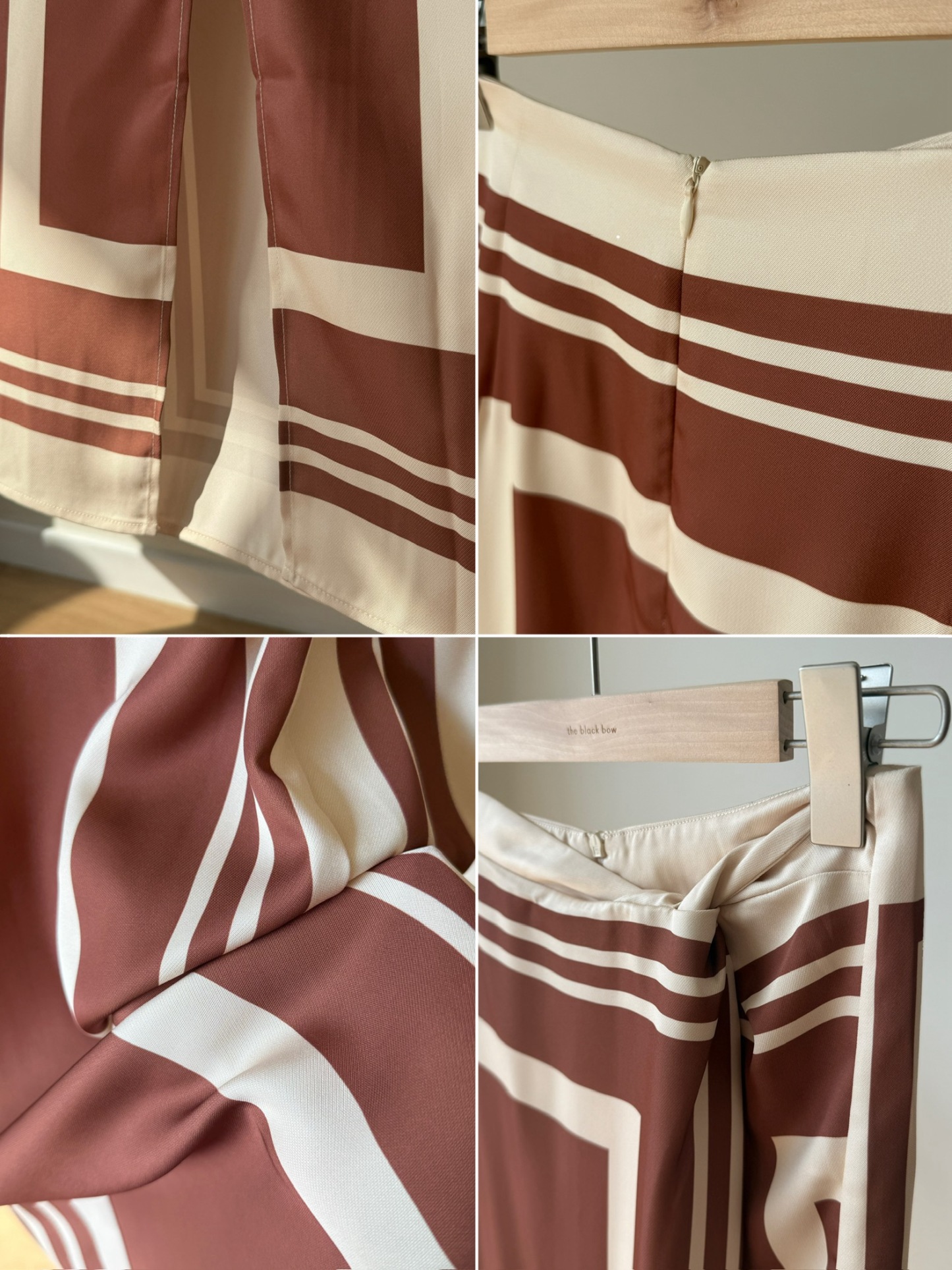 Wrenley Geometric Draped Skirt (Top to purchase seperately)