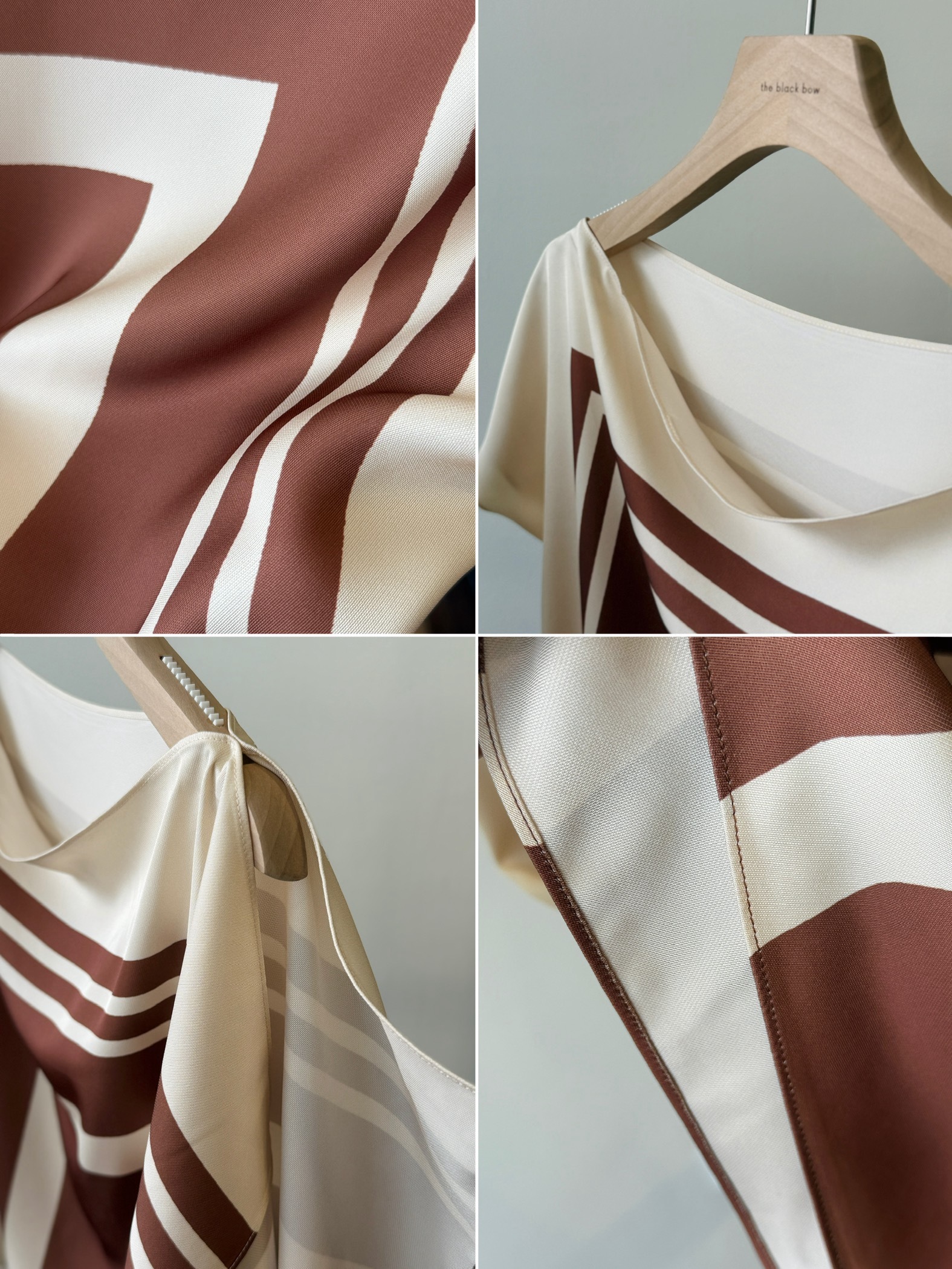 Wrenley Geometric Draped Top (Skirt to purchase seperately)