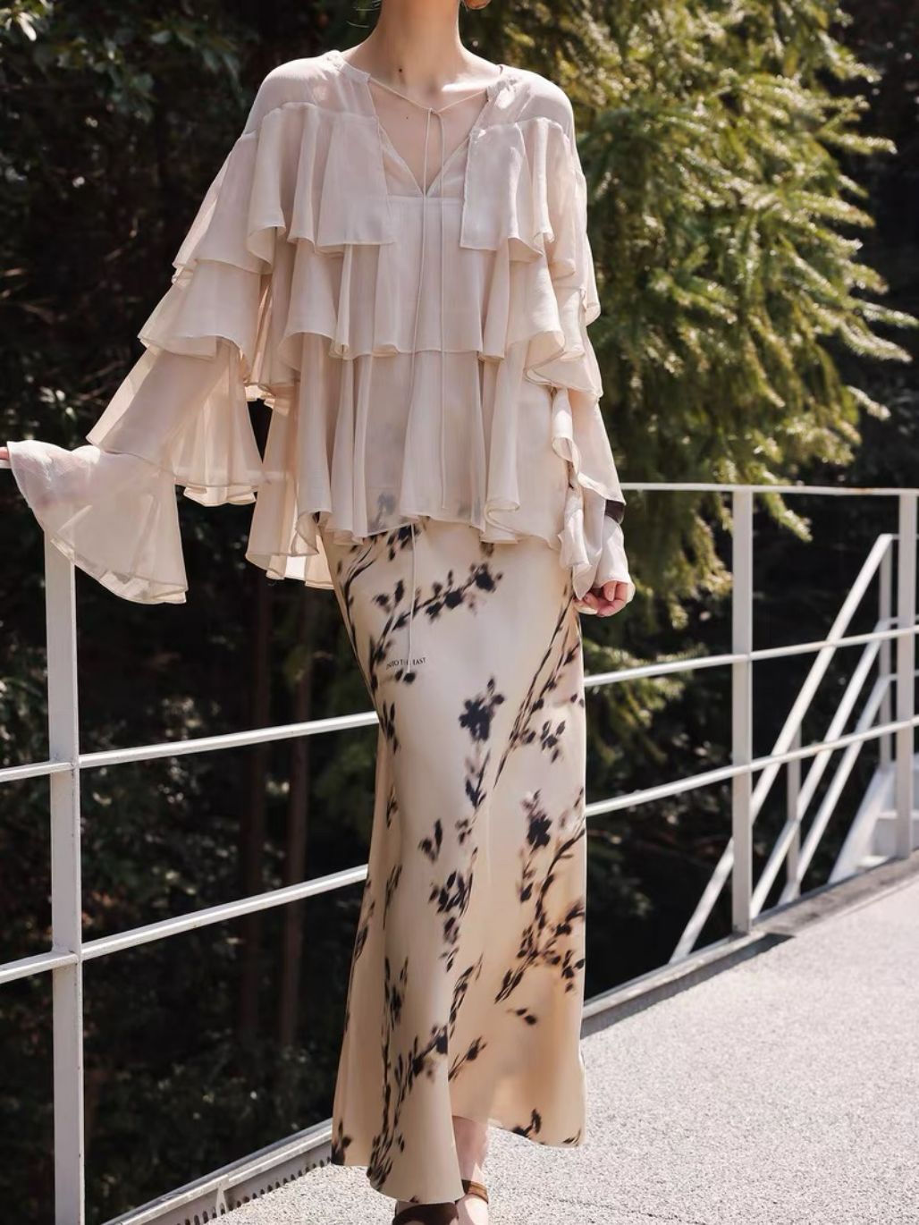 Lucila Cascade Blouse
