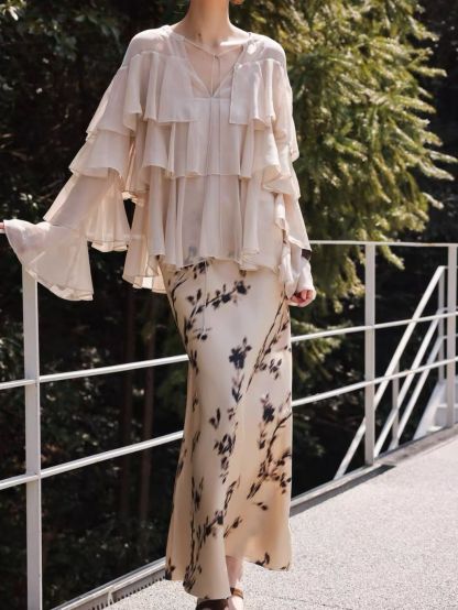 Lucila Cascade Blouse
