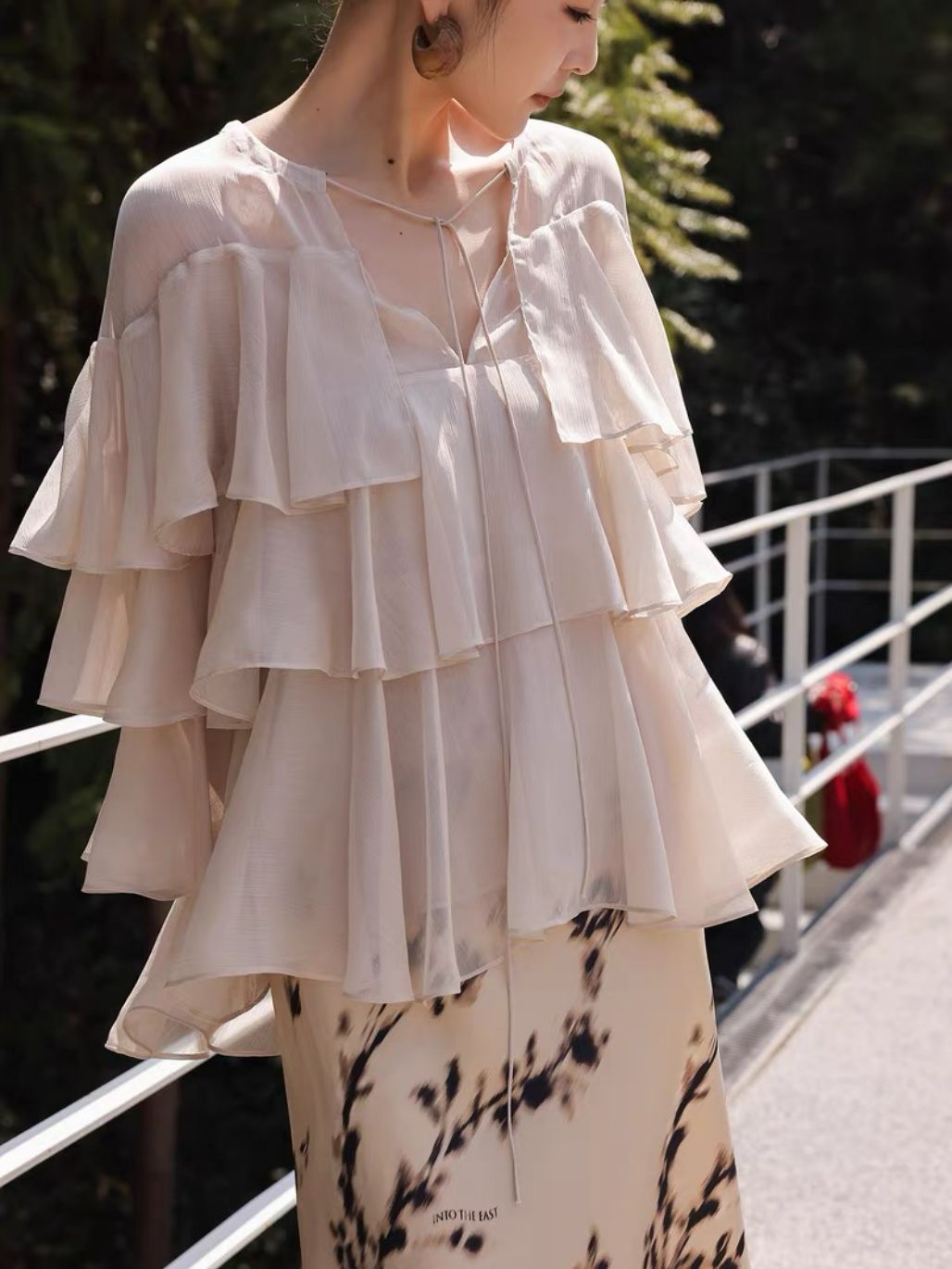 Lucila Cascade Blouse