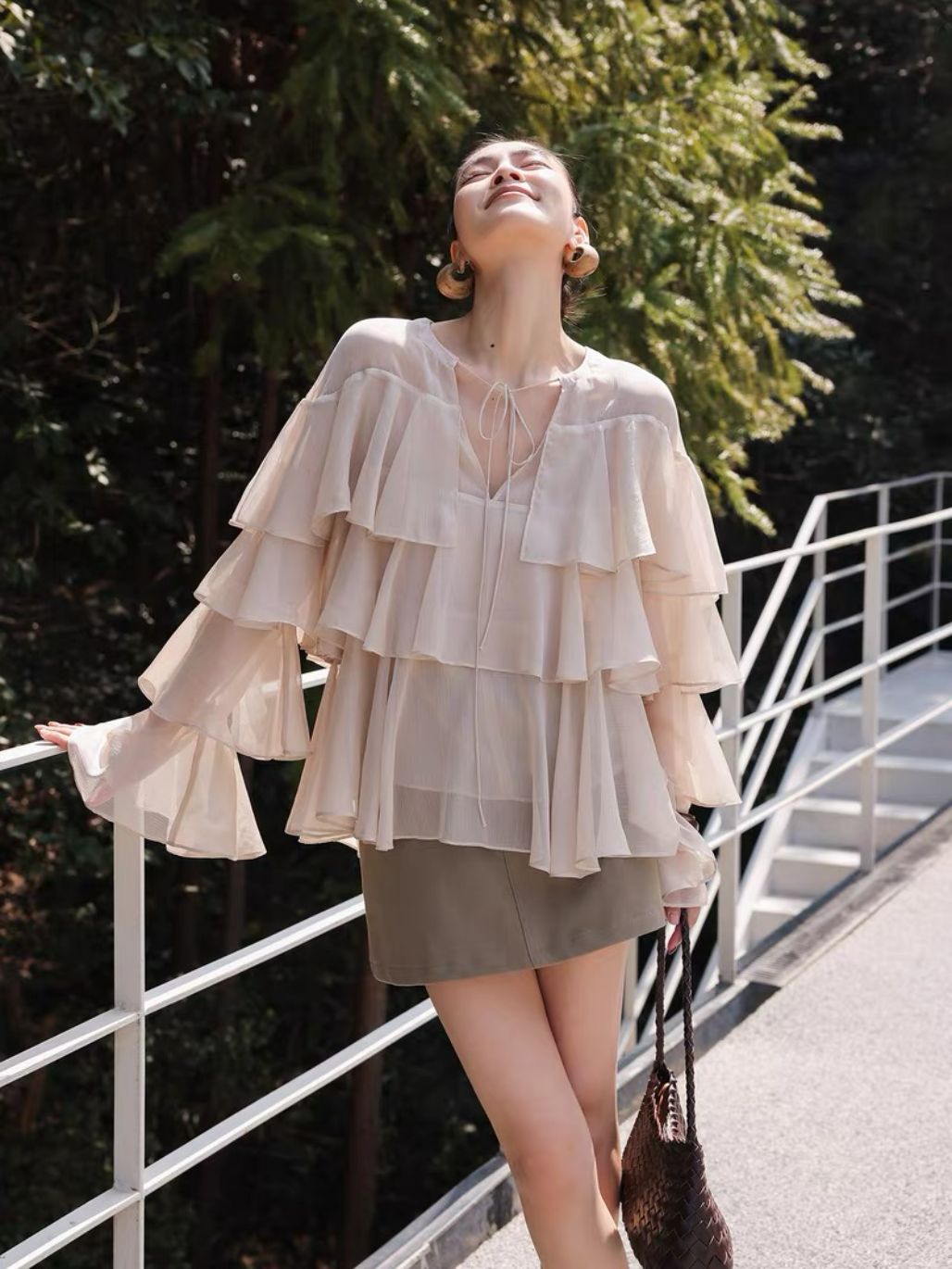 Lucila Cascade Blouse