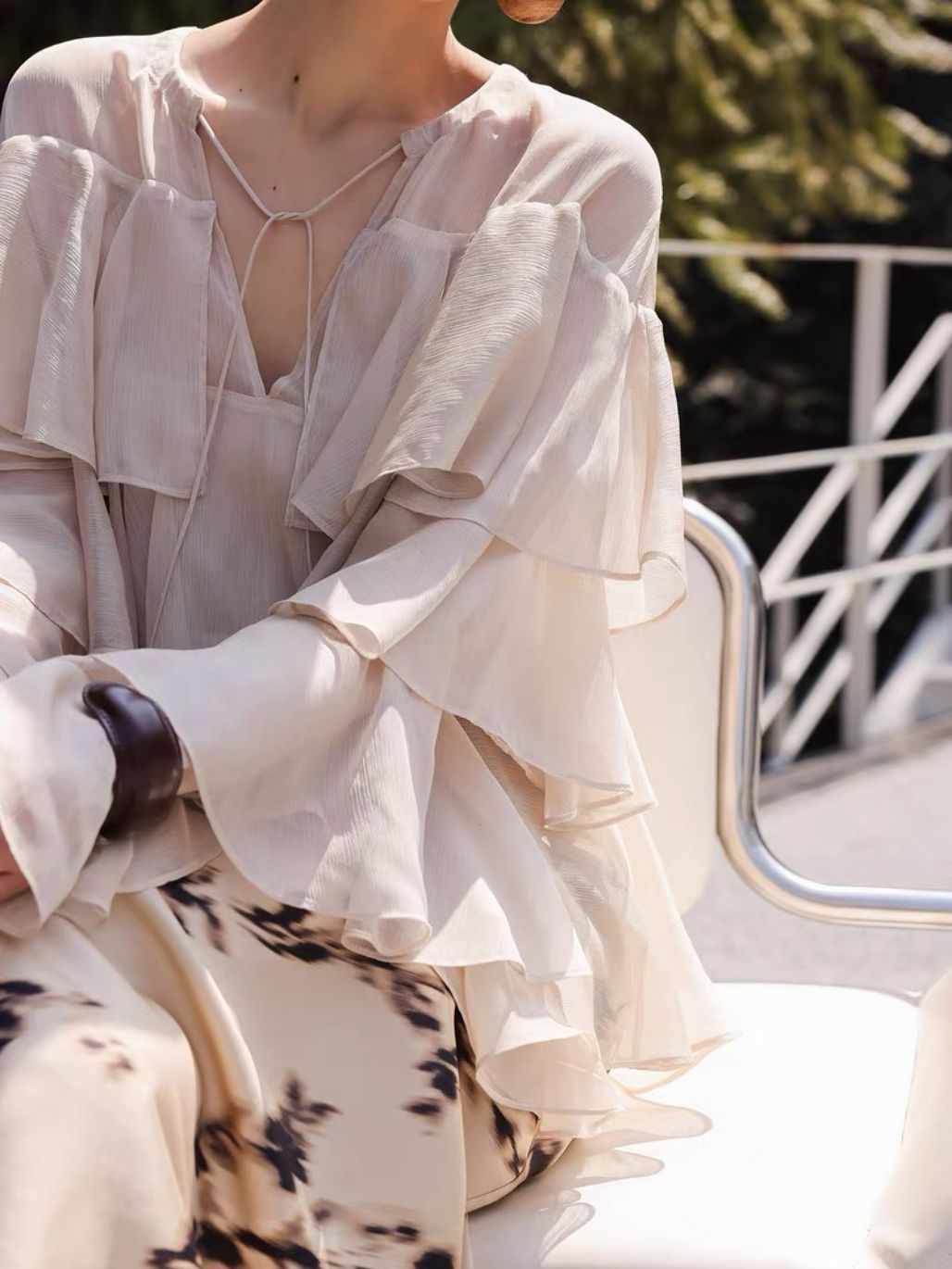 Lucila Cascade Blouse