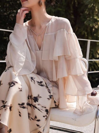 Lucila Cascade Blouse