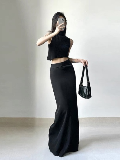 Zendy Satin Mermaid Skirt