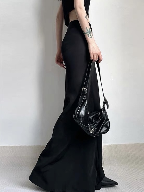 Zendy Satin Mermaid Skirt