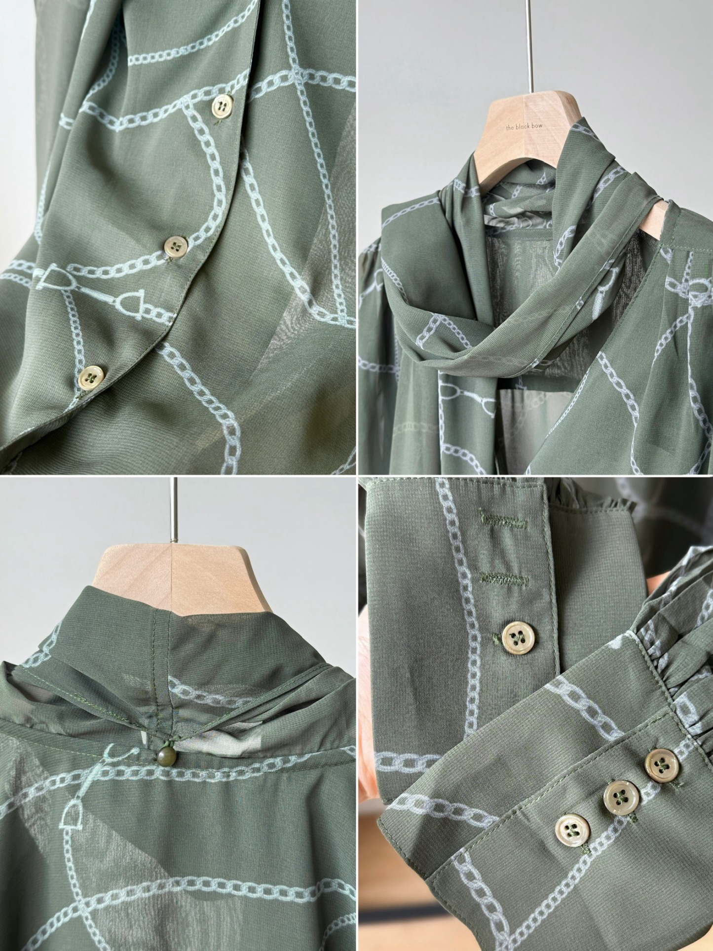 Wirenth Graphic Print Long Sleeve Top