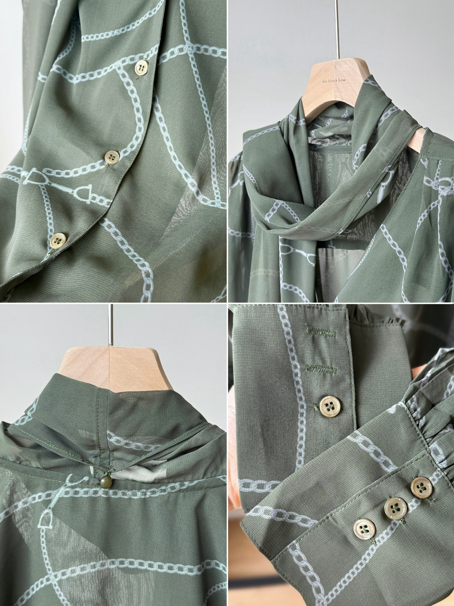 Wirenth Graphic Print Long Sleeve Top