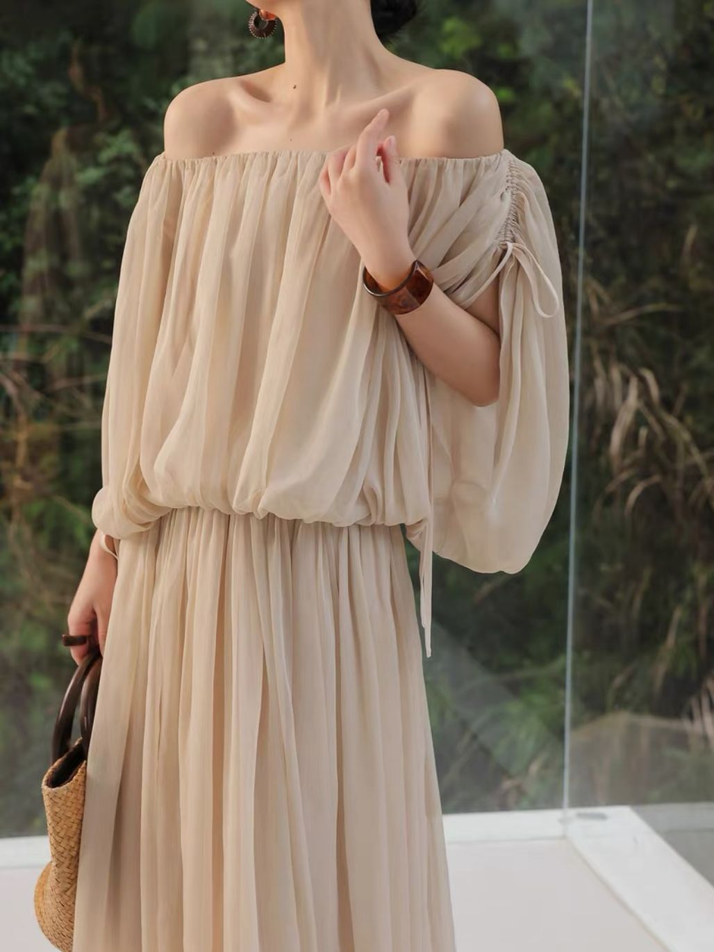 Lisette Fairy Sleeve Blouse & Flowy Skirt (Sold Seperately)