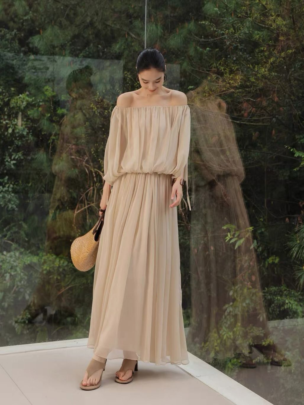 Lisette Fairy Sleeve Blouse & Flowy Skirt (Sold Seperately)