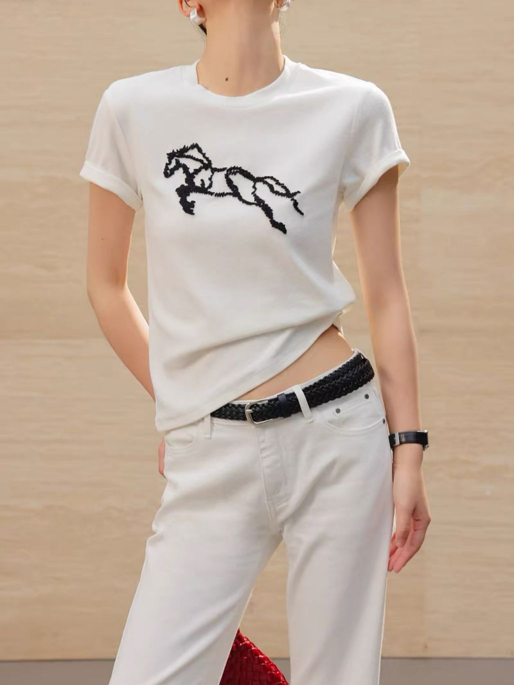 Lunette Galloping Horse Cotton Tee
