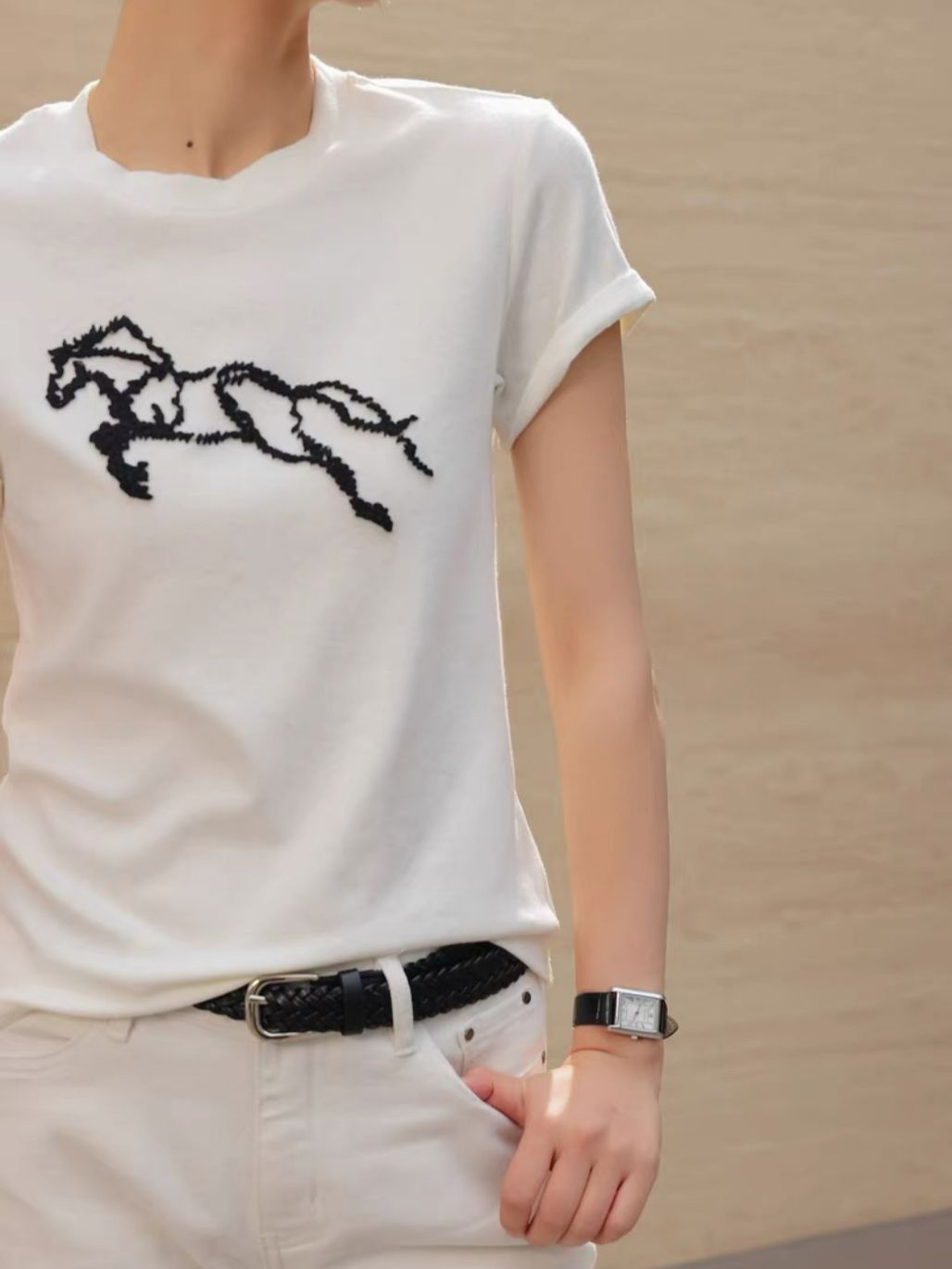 Lunette Galloping Horse Cotton Tee