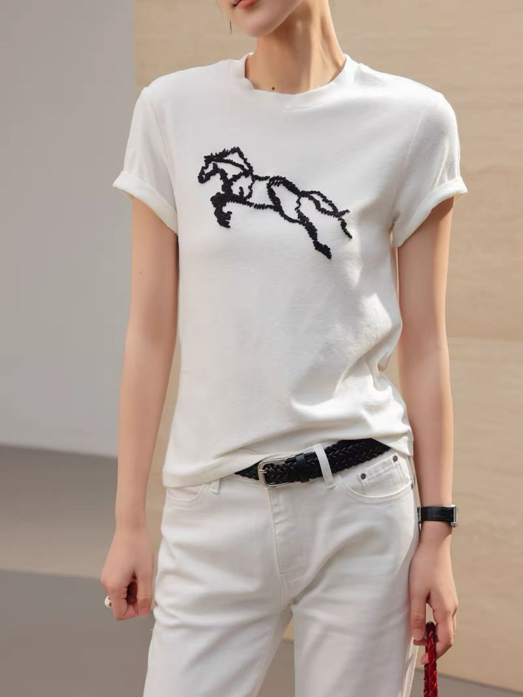 Lunette Galloping Horse Cotton Tee