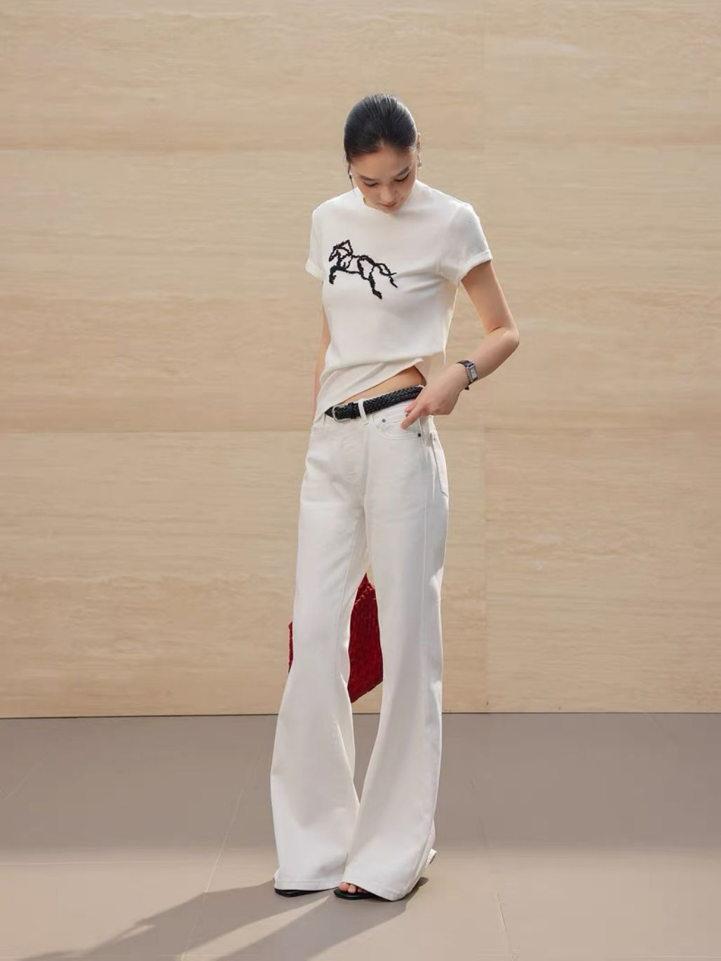 Lunette Galloping Horse Cotton Tee