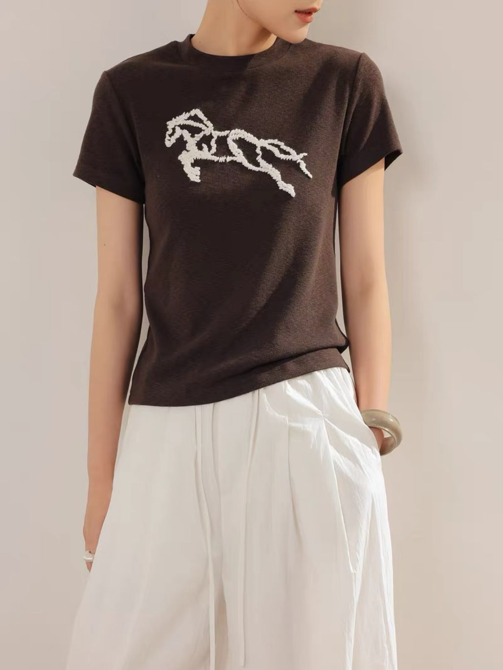 Lunette Galloping Horse Cotton Tee