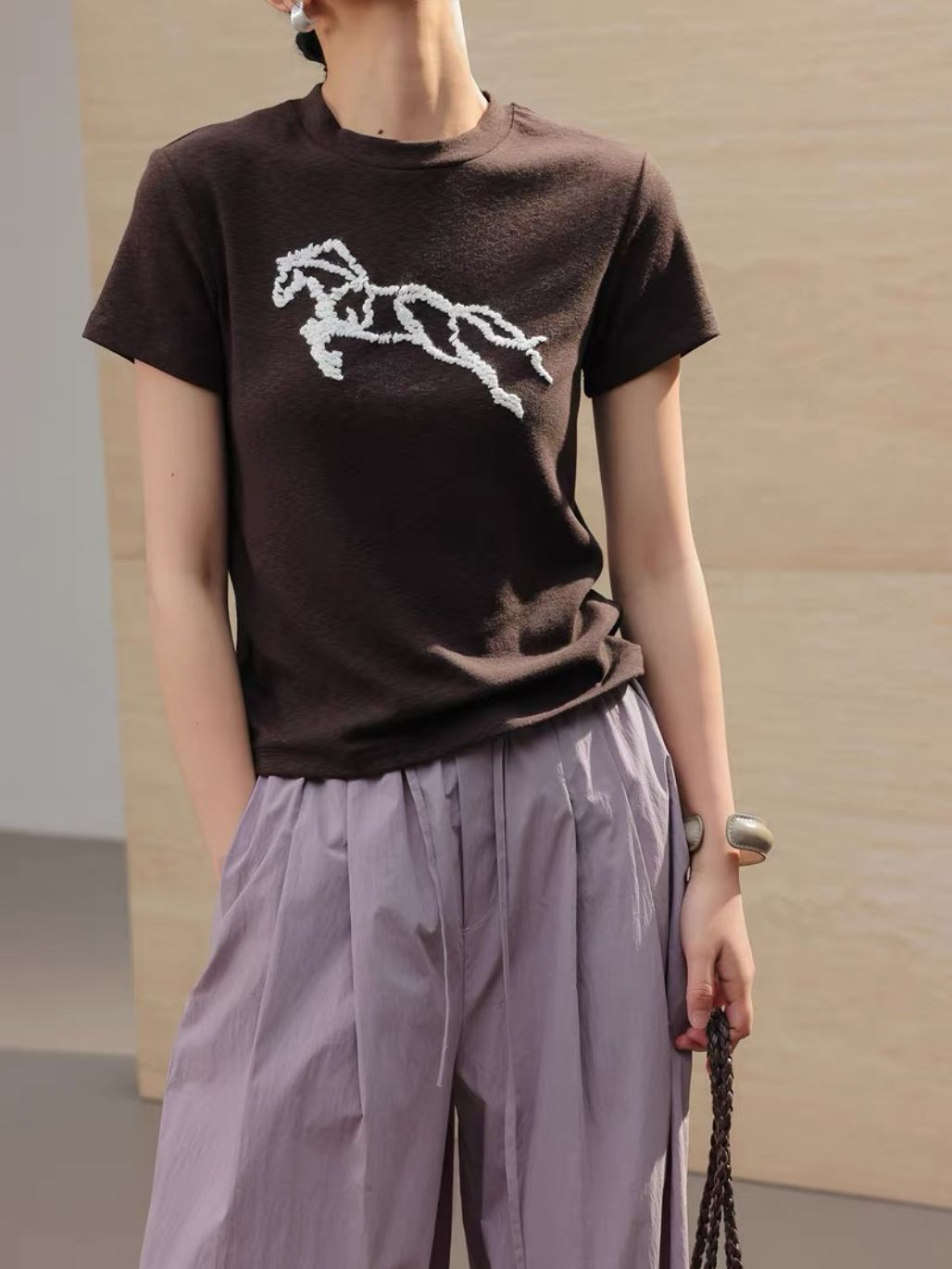 Lunette Galloping Horse Cotton Tee
