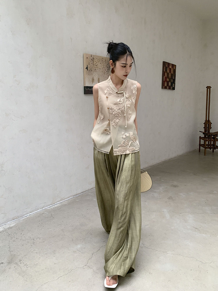 Ding Wei Culottes -The Black Bow-