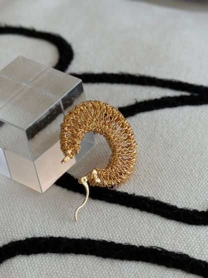 Sa-Rang Crochet Hoop Earrings