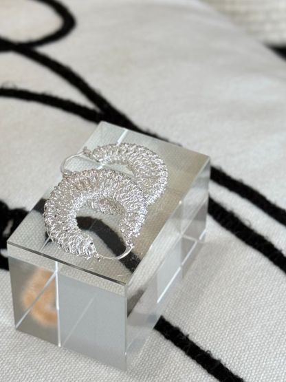 Sa-Rang Crochet Hoop Earrings