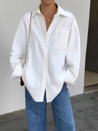 Madden Cotton Collared Shirt-The Black Bow-