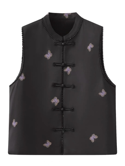 Shuang Lan Oriental Vest