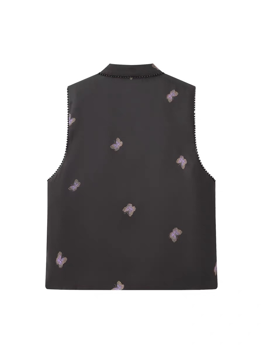 Shuang Lan Oriental Vest