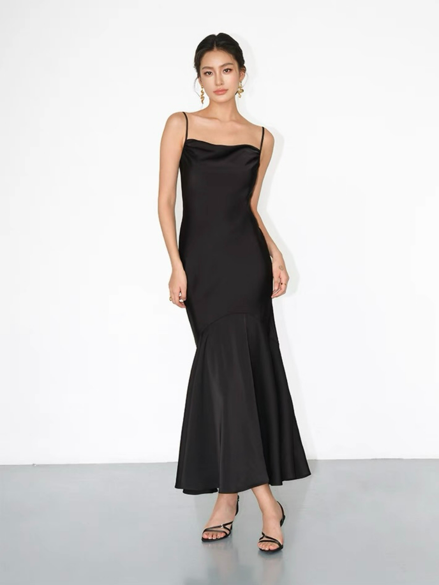 Kavya Swing Collar Cami Dress