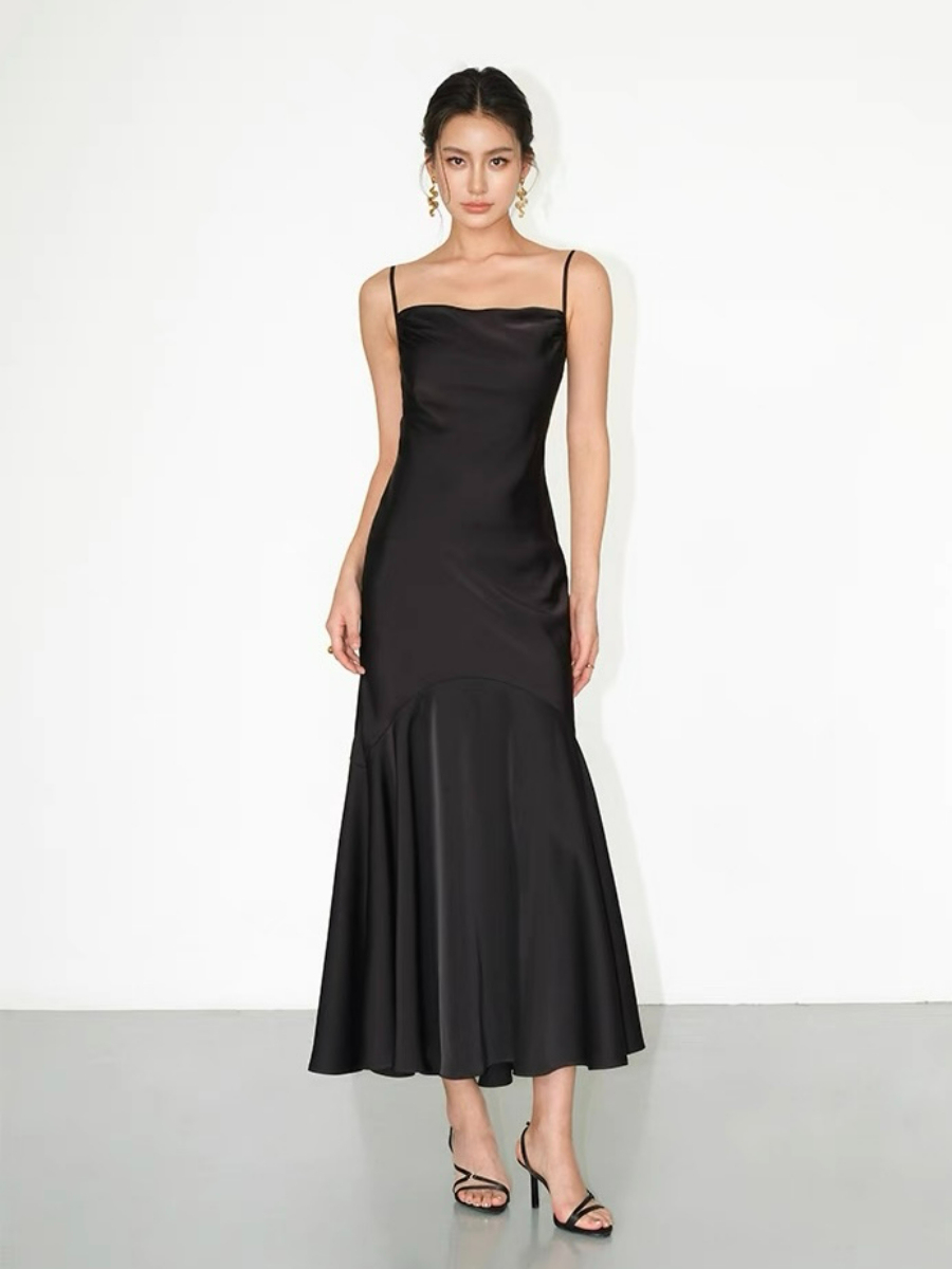 Kavya Swing Collar Cami Dress