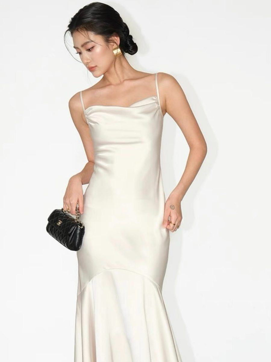 Kavya Swing Collar Cami Dress