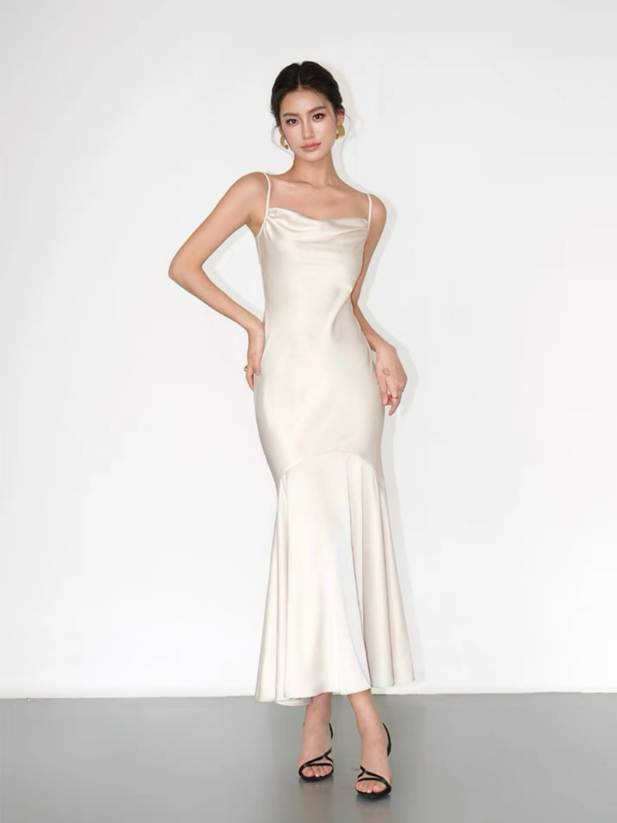 Kavya Swing Collar Cami Dress