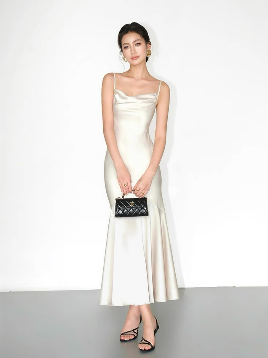 Kavya Swing Collar Cami Dress