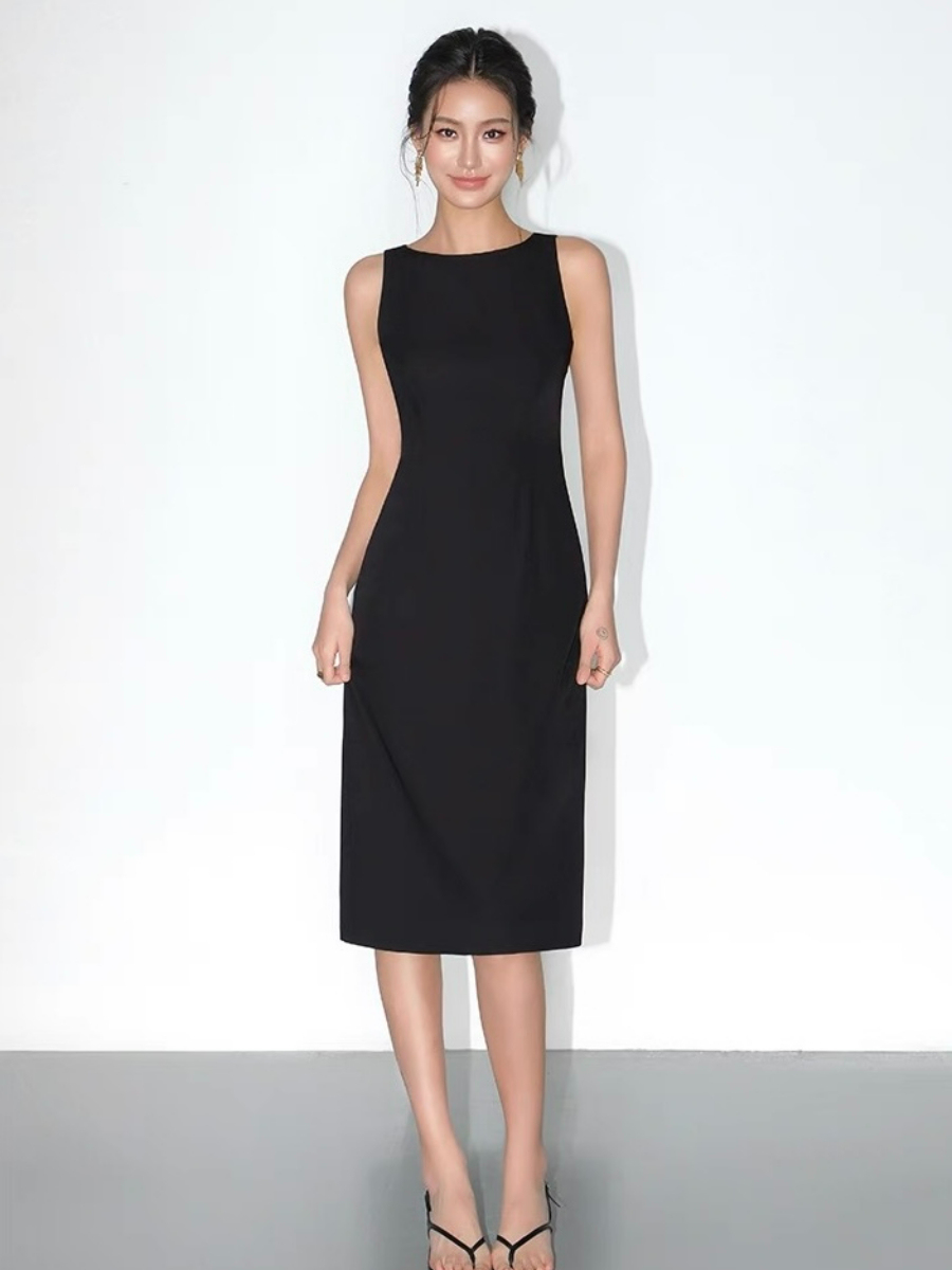 Katalyna Sleeveless Midi Dress