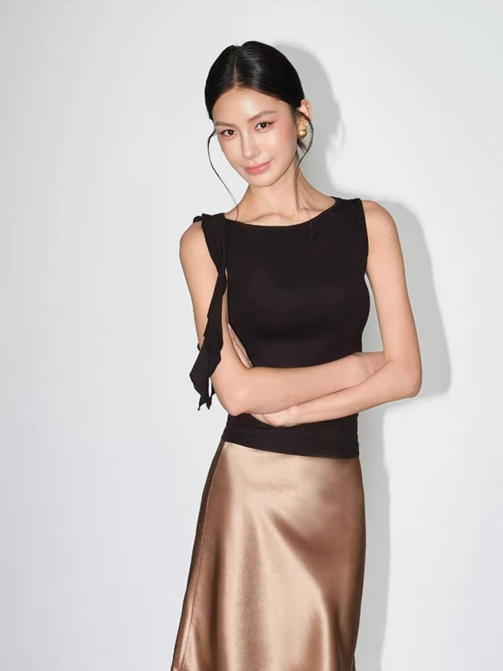 Reea Ribbon Detail Knit Top
