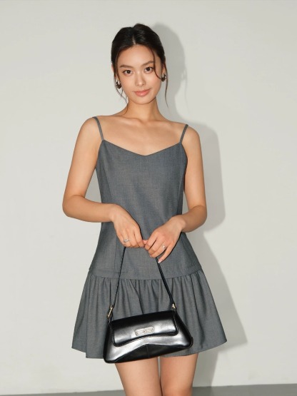 Milana Cami Mini Dress-The Black Bow-