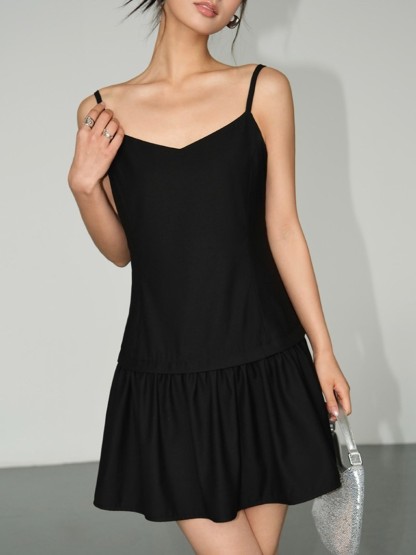 Milana Cami Mini Dress-The Black Bow-