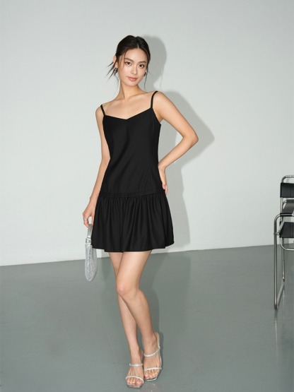Milana Cami Mini Dress-The Black Bow-
