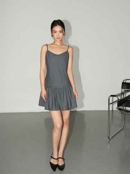 Milana Cami Mini Dress-The Black Bow-