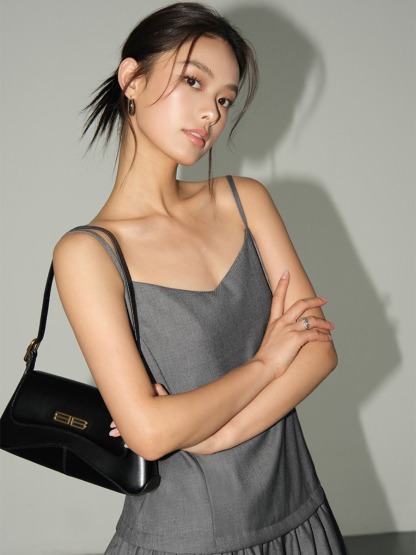Milana Cami Mini Dress-The Black Bow-