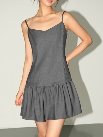 Milana Cami Mini Dress-The Black Bow-