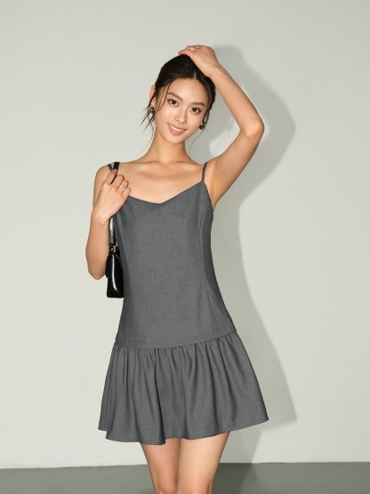 Milana Cami Mini Dress-The Black Bow-