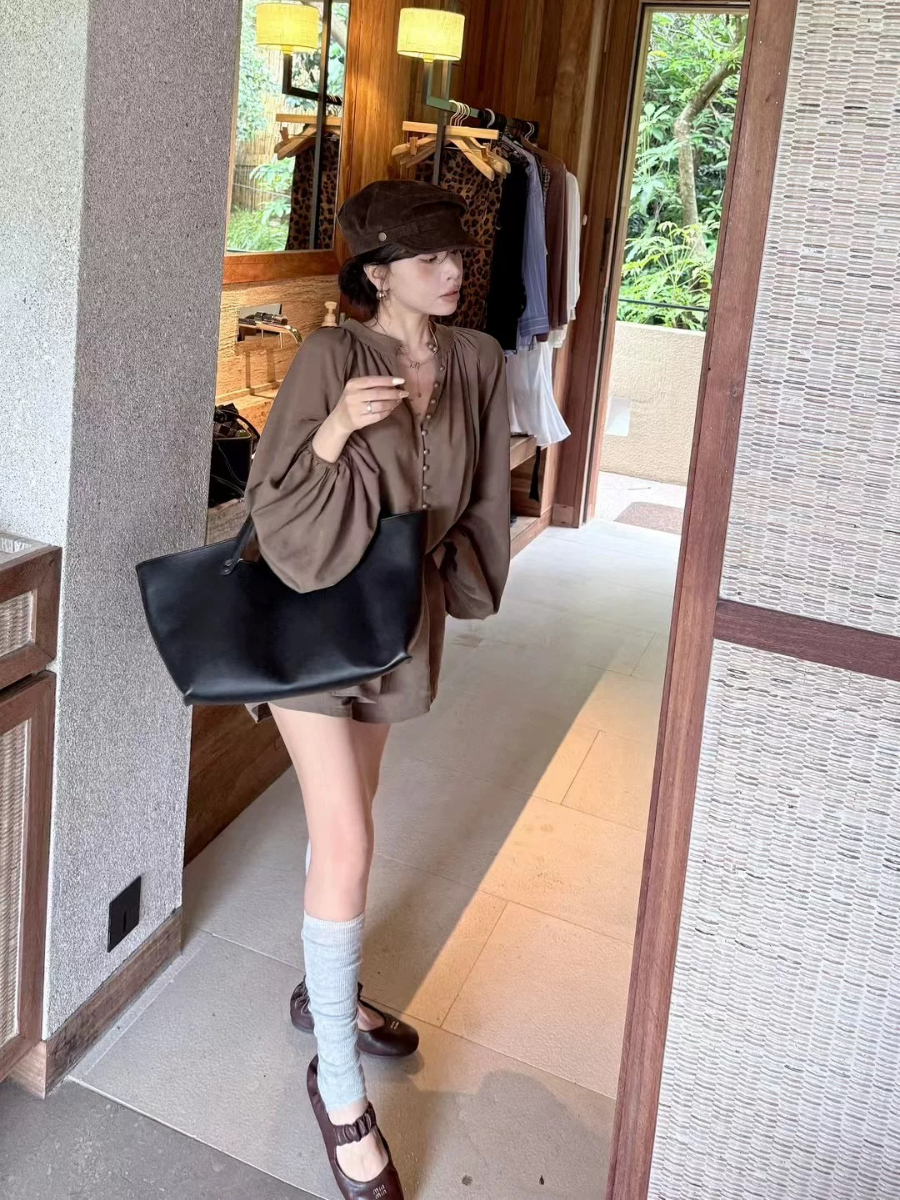 Louie Long Sleeve Top & Shorts Holiday Set