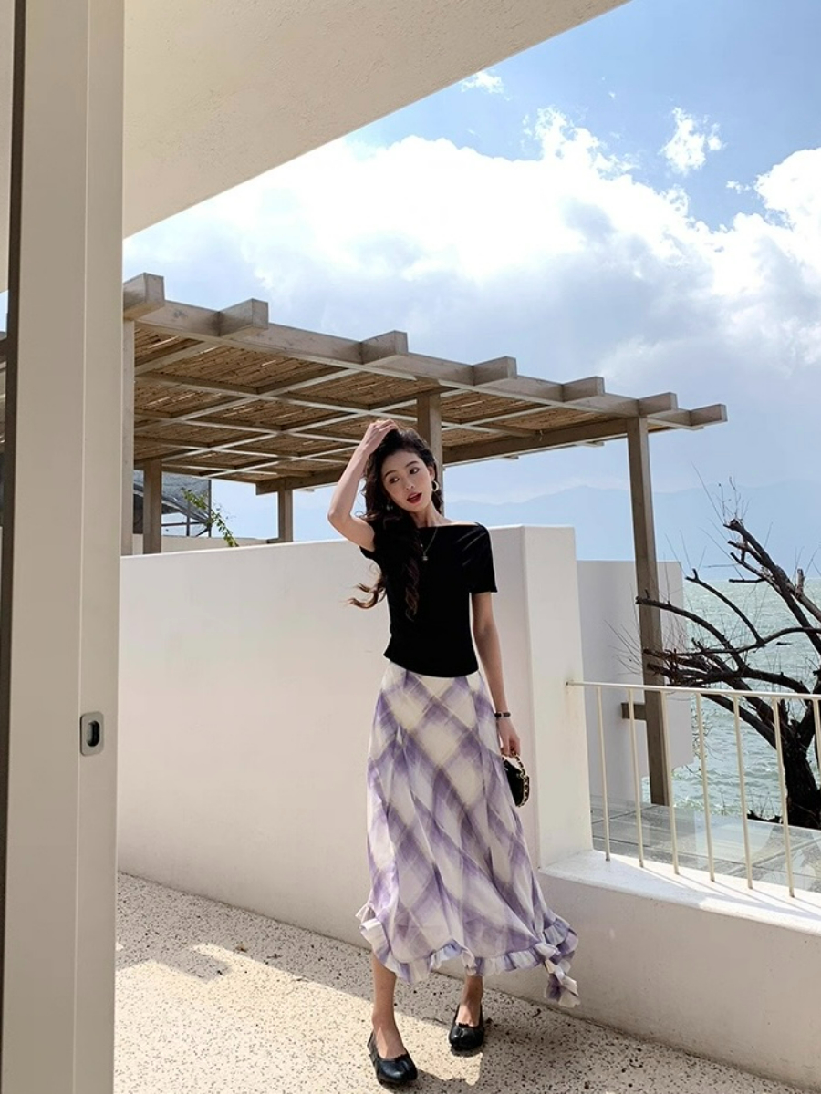 Leen One Shoulder Knit Top