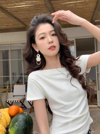 Leen One Shoulder Knit Top