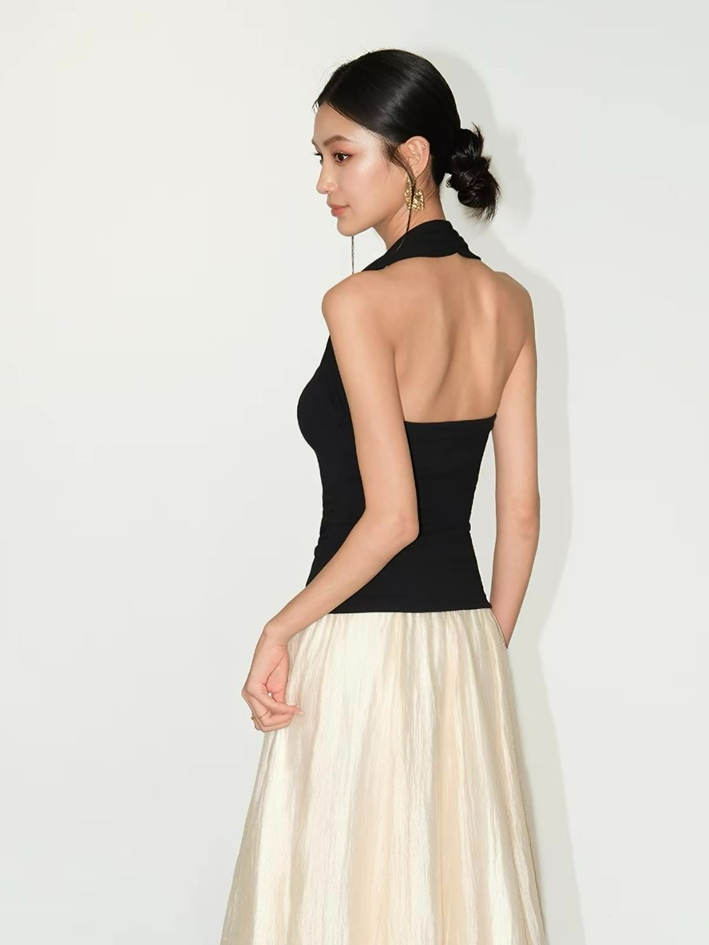 Rosemary Fitted Halter Neck Top