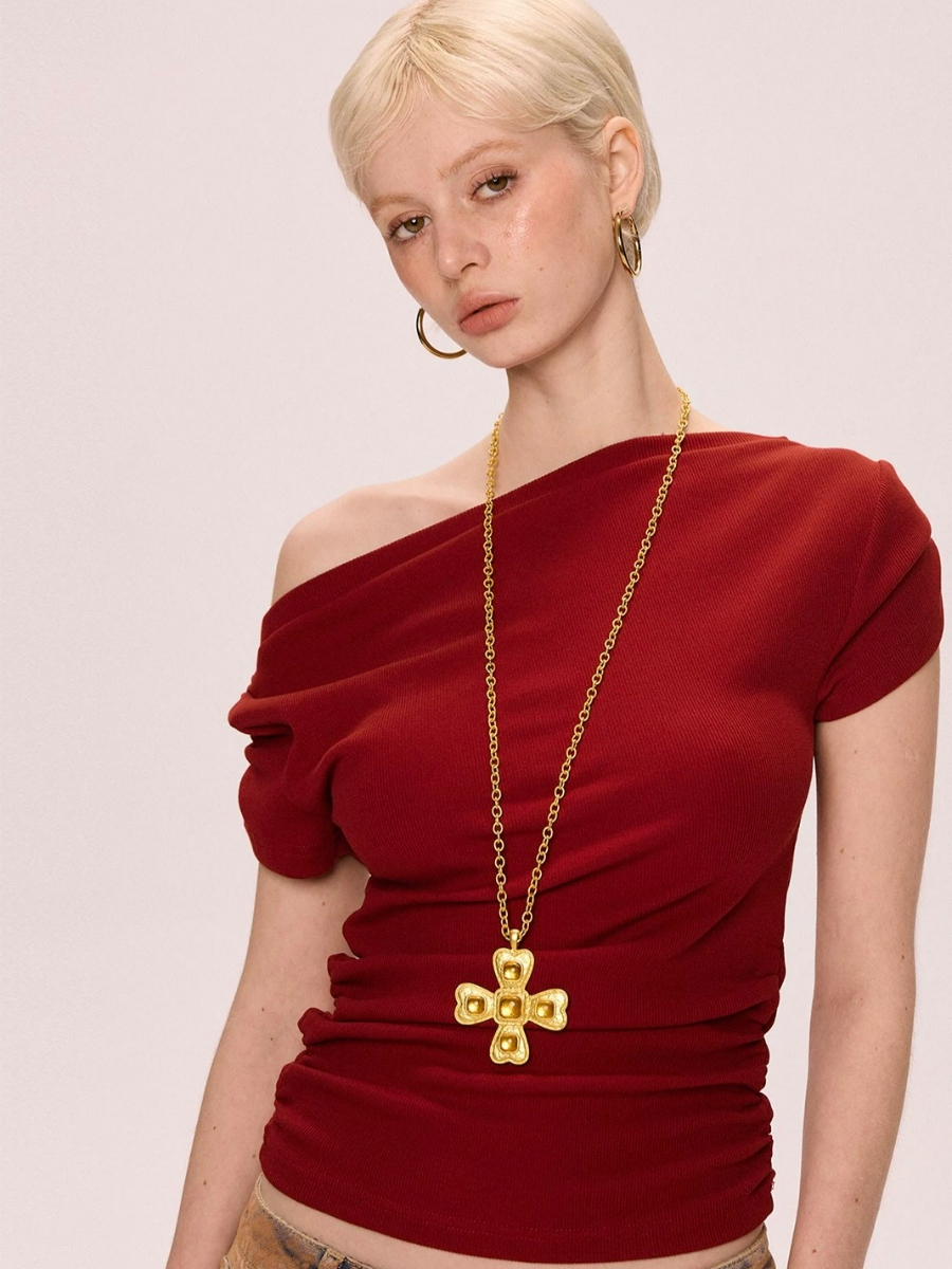 Lorena One Shoulder Top