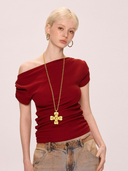 Lorena One Shoulder Top