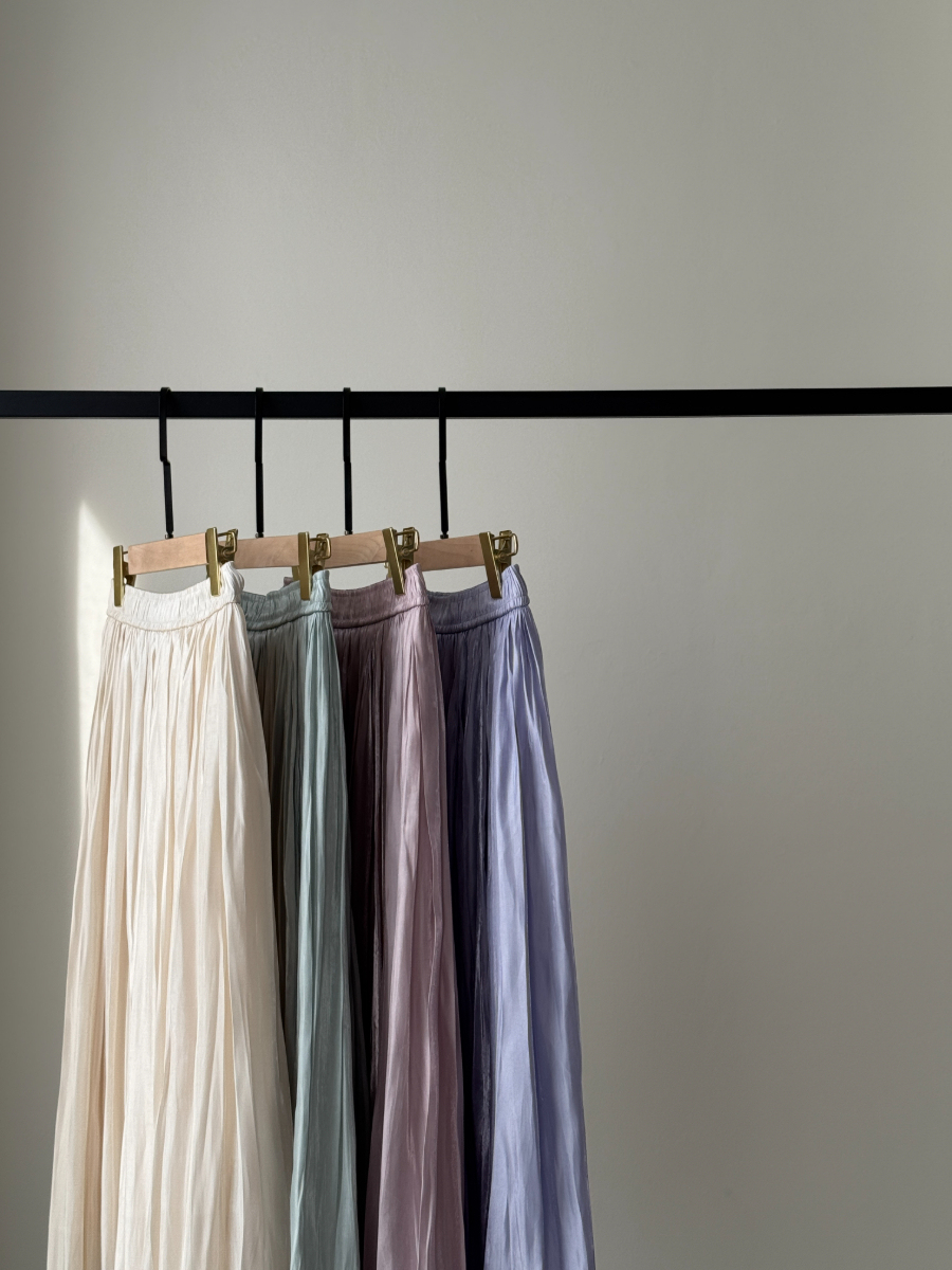 Xenna Pleated A-Line Skirt-The Black Bow-
