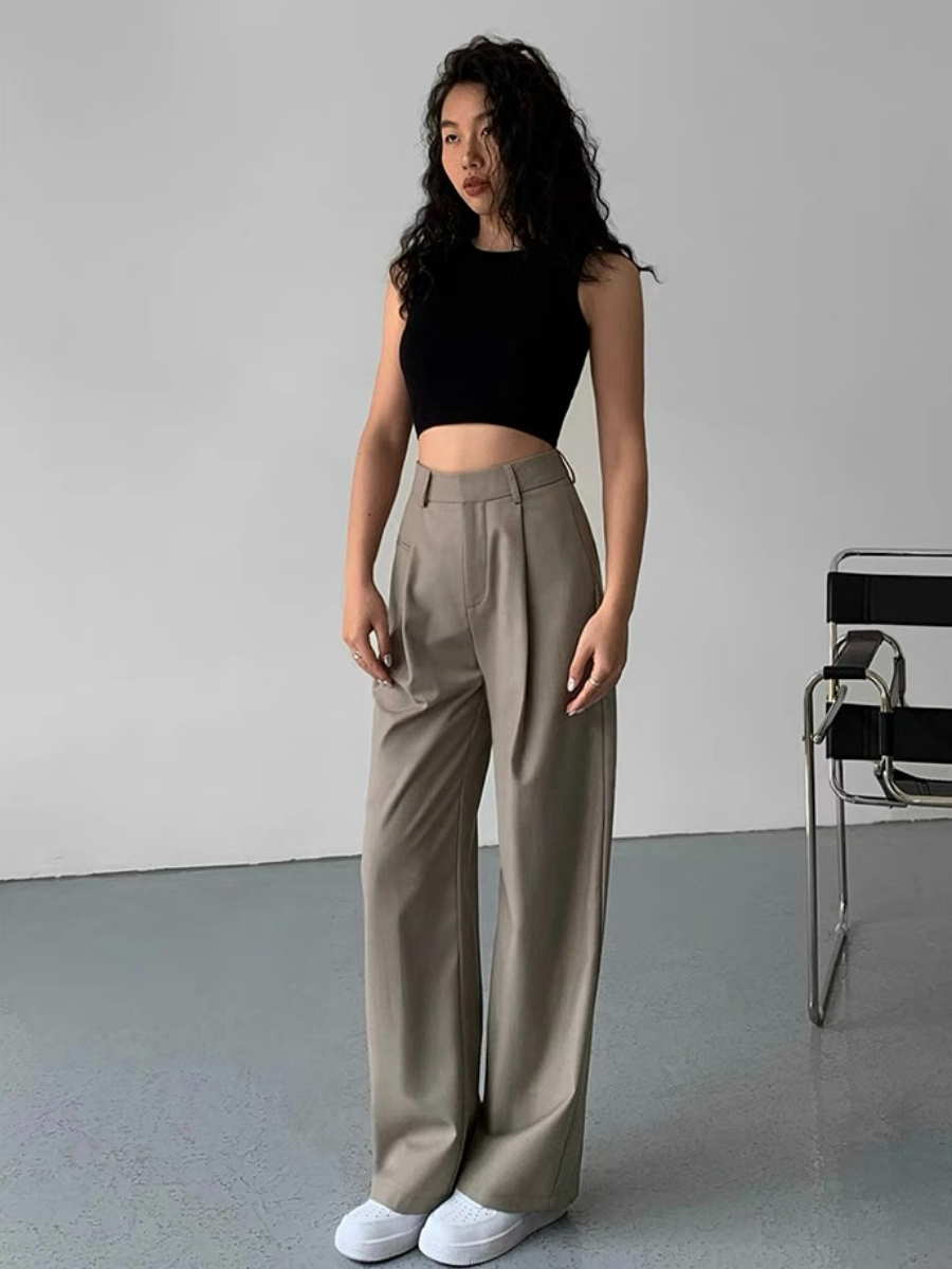 Lulwa Straight Cut Pants