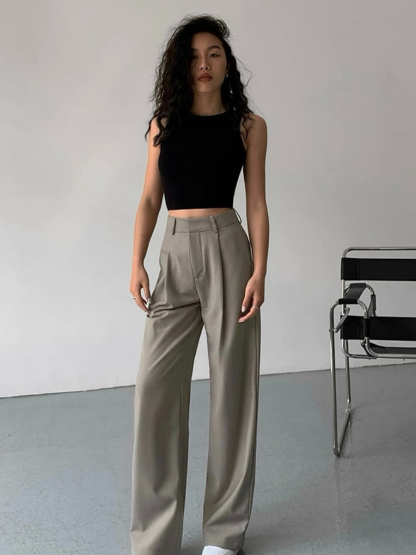 Lulwa Straight Cut Pants