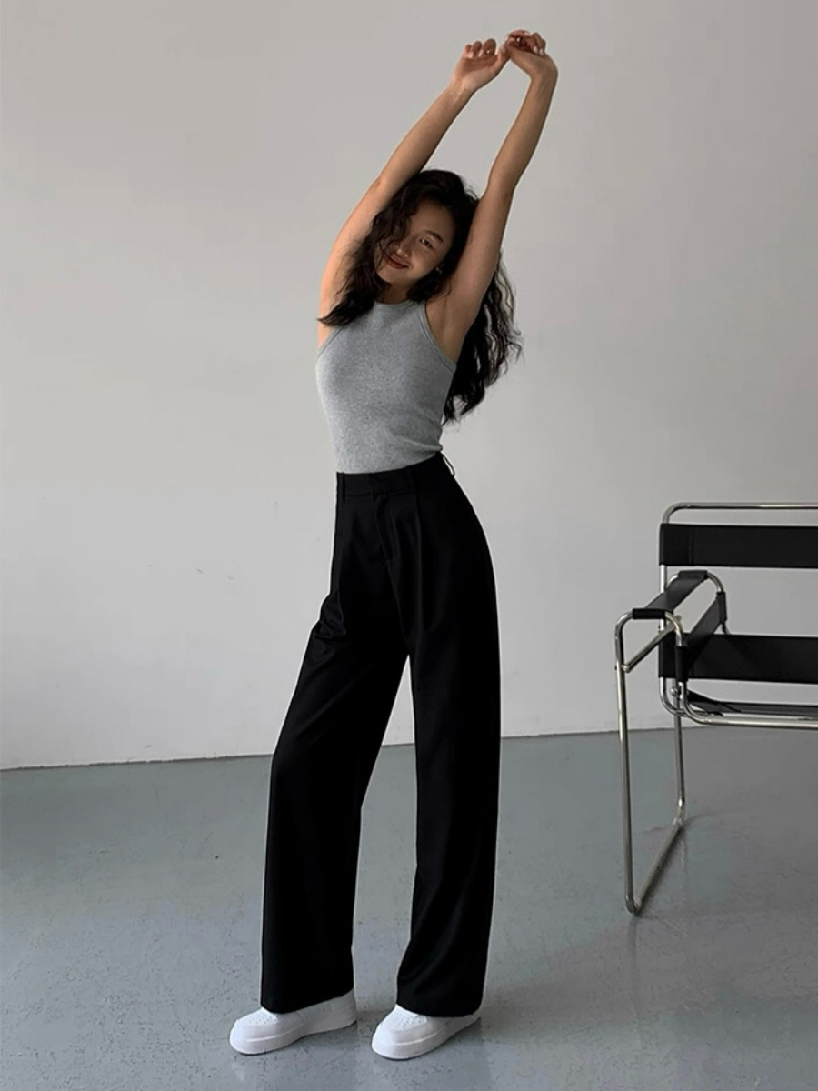 Lulwa Straight Cut Pants